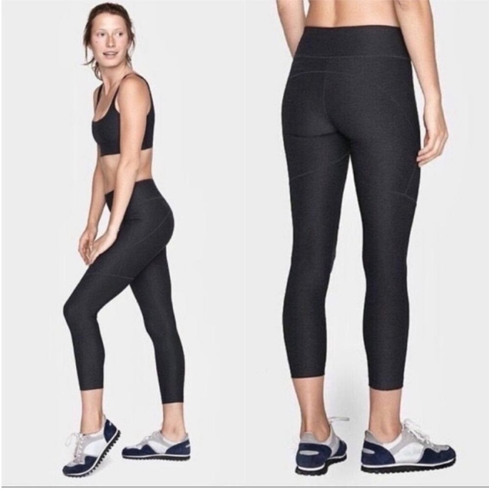 Outdoor Voices Women’s Charcoal Leggings Size Medium - Picture 5 of 7